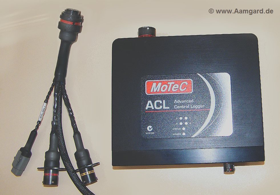 Motec ACL Advanced Central Logger with junction cable set
