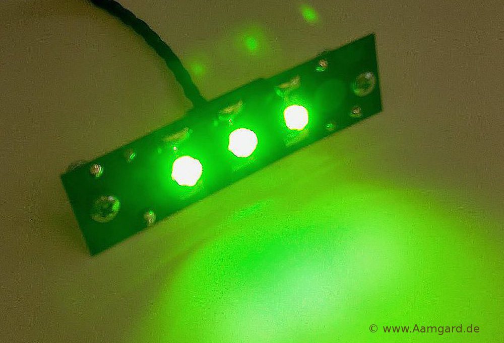 LED signal PCB green