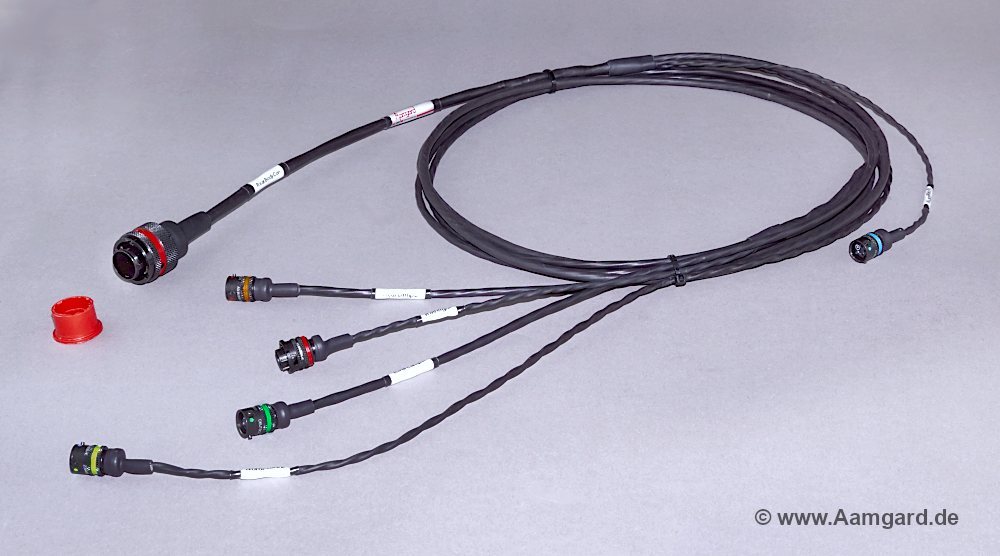 sensor loom with Deutsch Autosport connectors